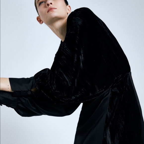 Zara contrasting mini dress - Picture 8 of 12